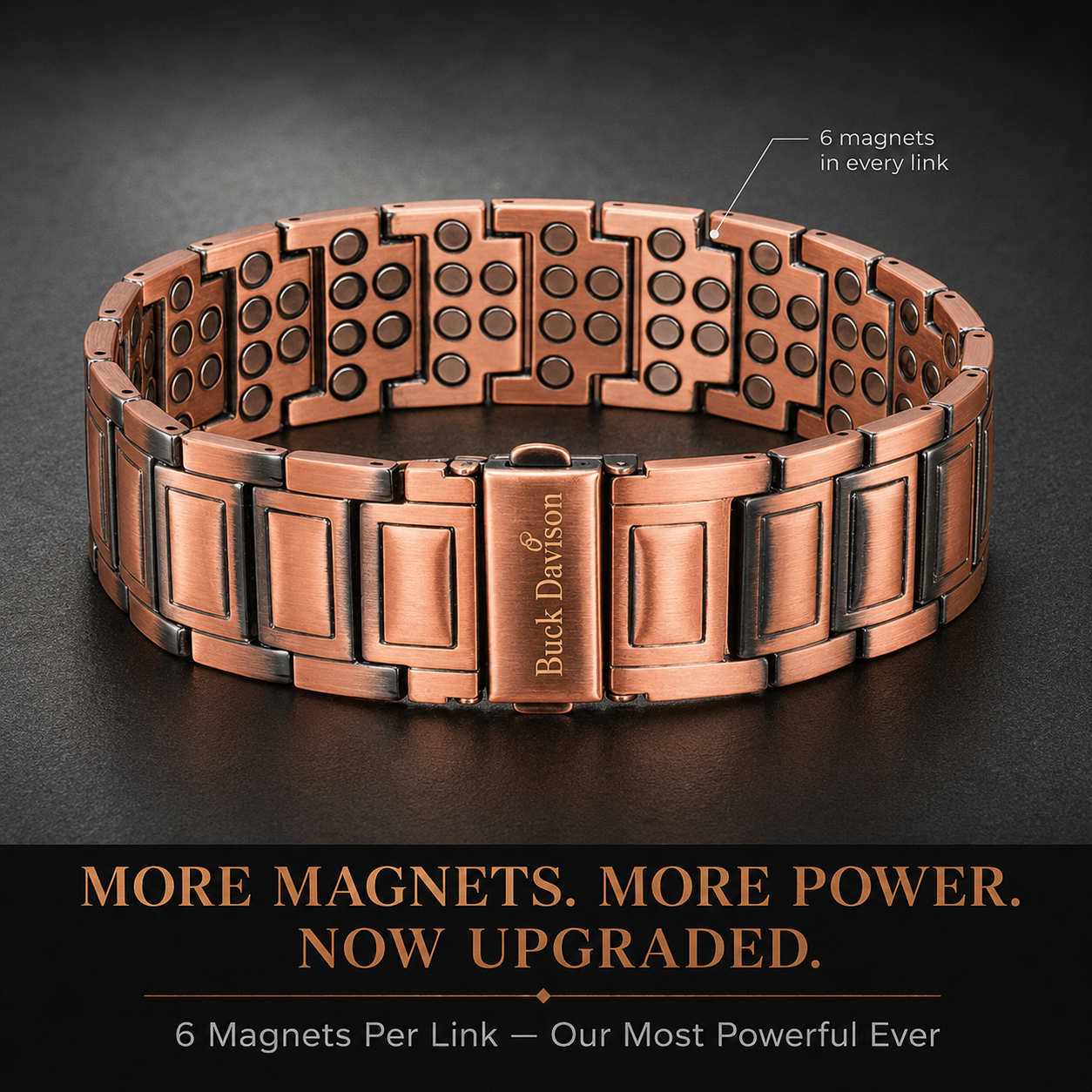 Solid Copper Magnetic Bracelet