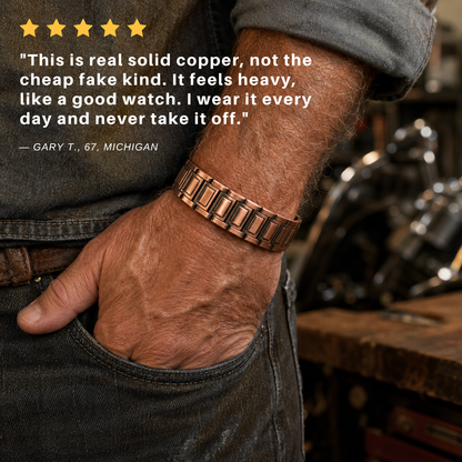 Solid Copper Magnetic Bracelet